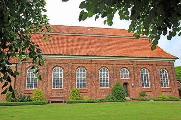 Neuhaus/Oste: Barocke Emmauskirche (1729, Niedersachsen)