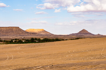 It's Beautiful nature of the Bahariya Oasis in Egypt