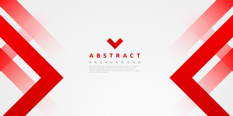 abstract red and white color shape paper layer background