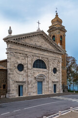 Beautiful facade of the church