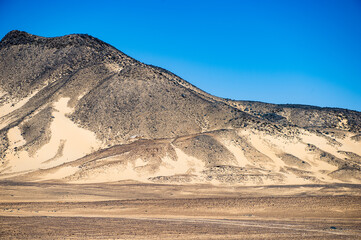 Fototapeta na wymiar It's Black desert, Egypt