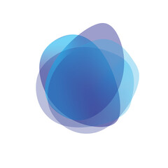 blue blob shape free from for background, blob flat geometric simple, liquid stain brush flat blob for label ad copy space, fluid spot template for graphic, simple banner colored gradient wave shape