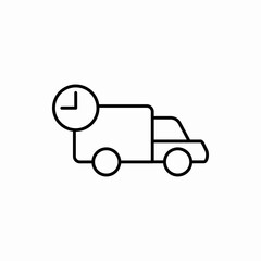 Outline delivery icon.Delivery vector illustration. Symbol for web and mobile