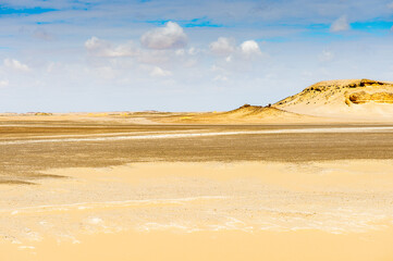 It's Beautiful sand dunes in the Sahara desert in Egypt