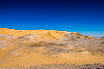 Fototapeta na wymiar It's Beautiful desert landscape in Egypt