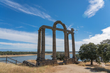 Roman ruins of Augustobriga, in Bohonal de Ibor in the province of Caceres