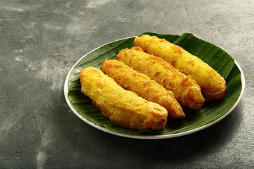 Homemade fried bananas with coconut filling- Kerala foods