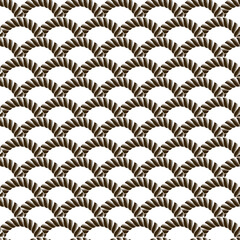 Seamless pattern rope woven vector, abstract illustrative background. Weaving or fishing net macro detailed endless illustration. Usable for fabric, wallpaper, wrapping, web and print.