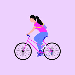 Bicycle riding