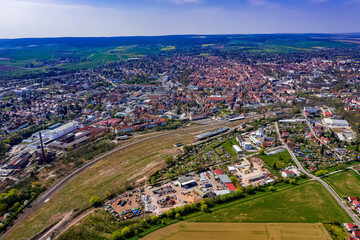 Mühlhausen in Thüringen aus der Luft