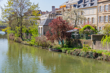 Metz, France, view from Moyen bridge