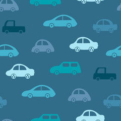 seamless pattern with cars