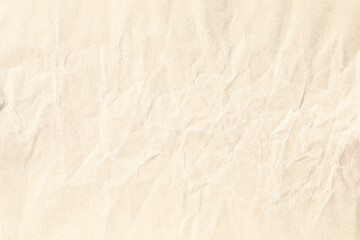 Horizontal Crumpled brown paper texture