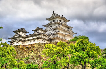 Fototapeta na wymiar Himeji Castle in Japan