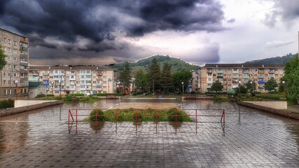 view of the river and the city of prague