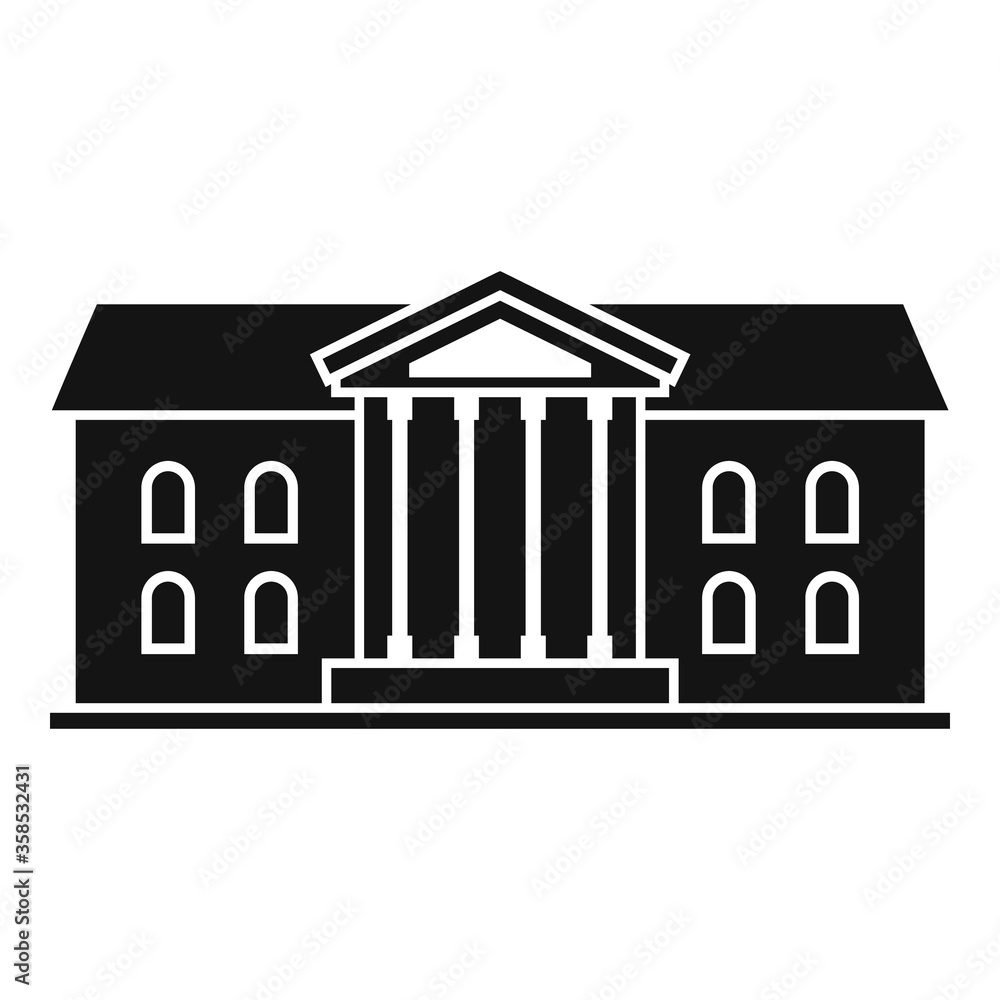 Poster cambridge university icon. simple illustration of cambridge university vector icon for web design is