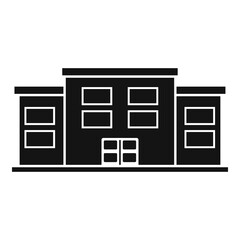 City university icon. Simple illustration of city university vector icon for web design isolated on white background