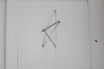 star on a wall