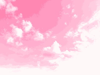 Abstract pink cloudy sky background. 