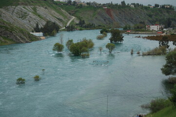 Mountains in Kurdistan Region Iraq near Sulaimaniyah Sulimani Erbil Hawraman Dokan Lake