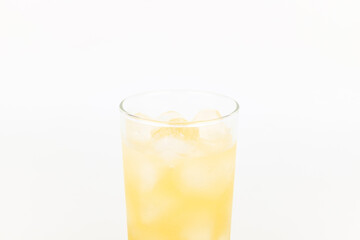 Fizzy drink on white background