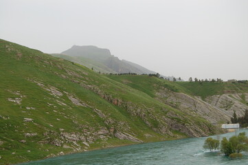 Mountains in Kurdistan Region Iraq near Sulaimaniyah Sulimani Erbil Hawraman Dokan Lake