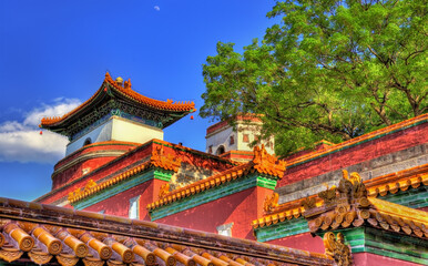 Naklejka premium Four Great Regions Temple at the Summer Palace in Beijing