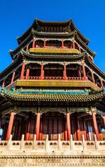Naklejka premium Tower of Buddhist Incense in the Summer Palace - Beijing