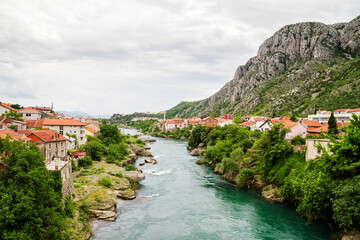 Mostar, Bosnia and Herzegovina - Neretva river
