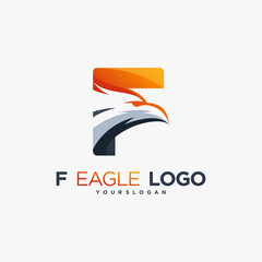 f eagle icon hawk falcon