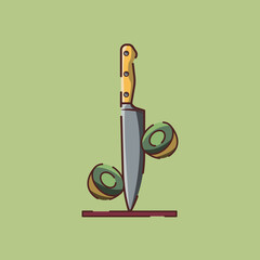 Kitchen equipment vector illustration