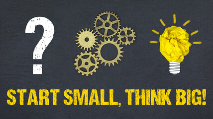 Start small, think big! 