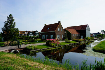 Obraz premium A ranch in Marken, Netherlands