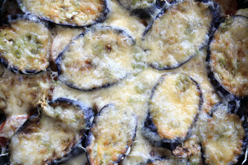 Baked eggplant with cheese