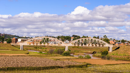Fototapeta na wymiar It's Bridge in Madagascar, Africa