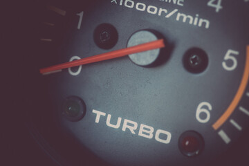 Car turbo gauge