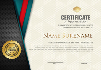certificate template with luxury pattern,diploma,Vector illustration