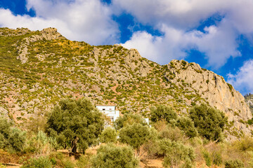It's Architecture of Chefchaouen, Morocco.