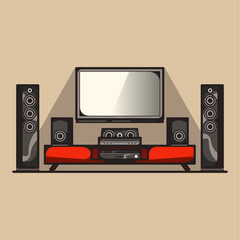 Electronic goods vector illustration