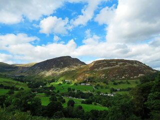 Fototapeta na wymiar landscape view in the Lake District, Cumbria