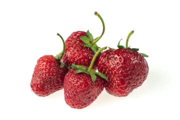 Strawberries on a white background in isolation