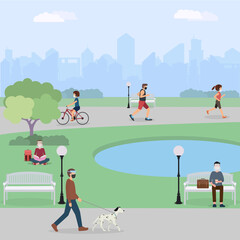 New Normal life, people use mask and face shield when go to public for safety and reduce the spread of disease.