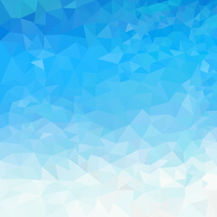 abstract blue background with triangles