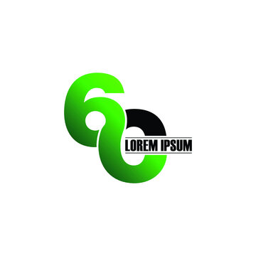 Letter 6C logo design vector. monogram logo vector illustration.