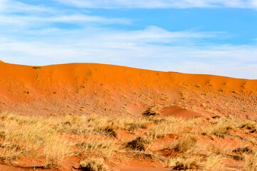 It's Beautiful landscape of the Namibia desert, Sossuvlei, Africa.