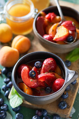 fruit salad with berries