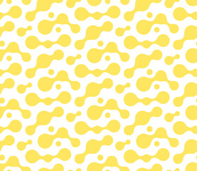 Seamless East Graphic Flow Repetition Pattern. Continuous Retro Vector Continuous Lattice Texture. Repeat Elegant Organic Repeat 