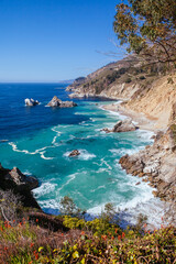 Obraz premium Big Sur Coastline View in California USA