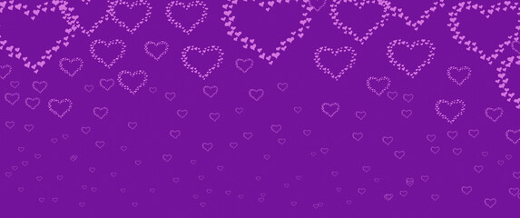 pink abstract background with hearts