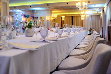 Wedding reception decoration restaurant,